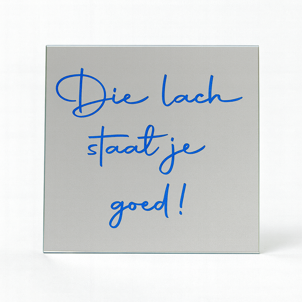 Die lach staat je goed