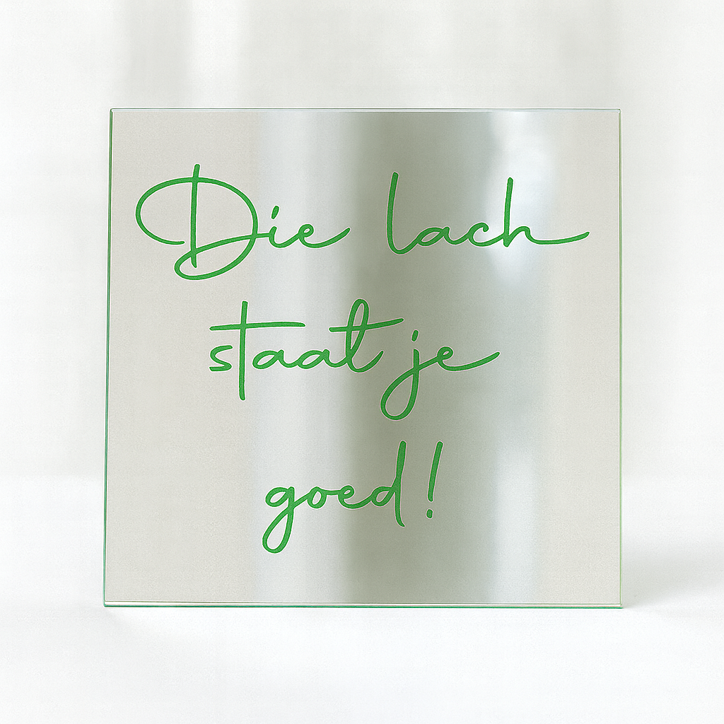 Die lach staat je goed